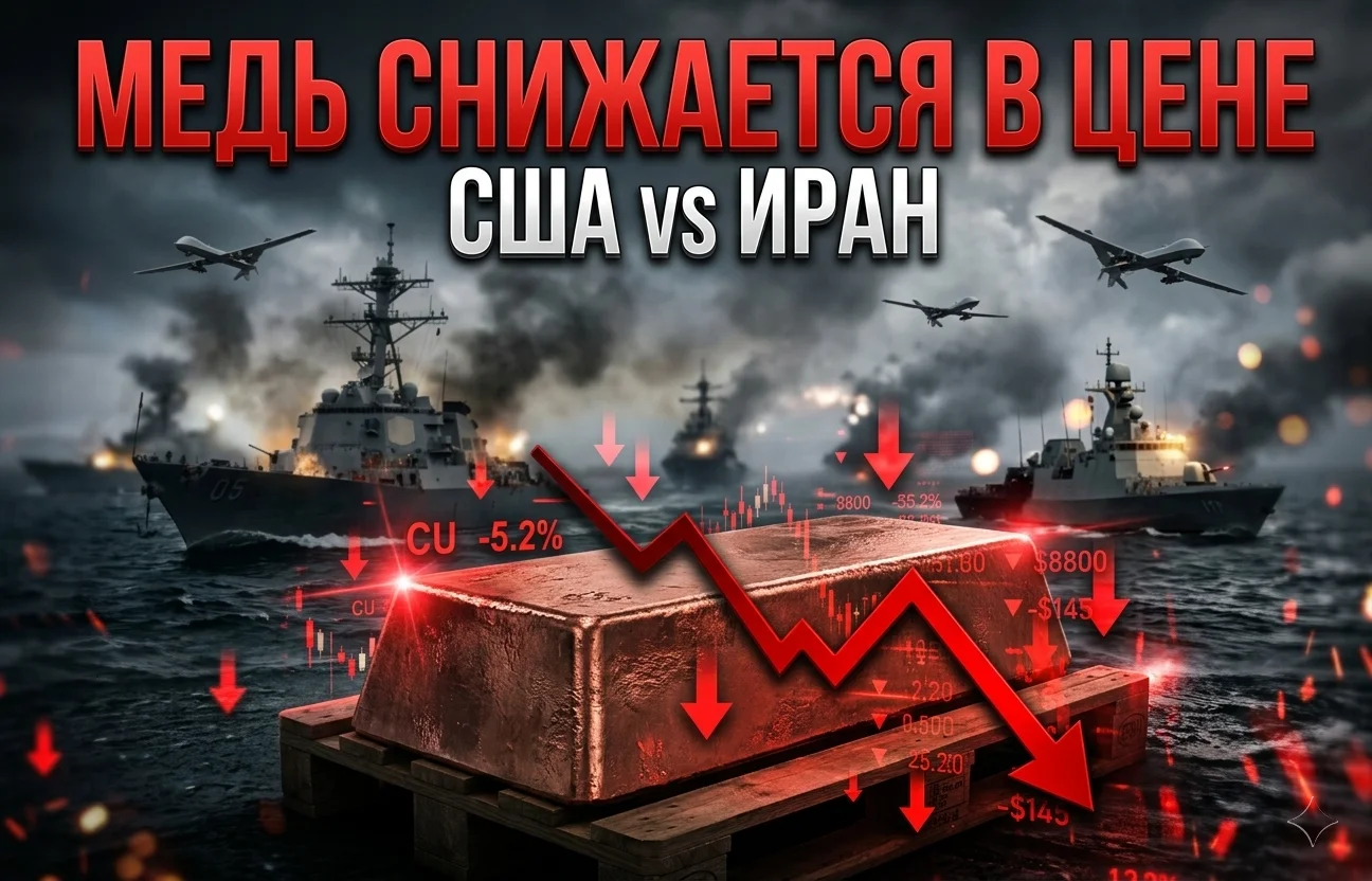 Нефть и конфликт США–Иран обрушили цены на медь