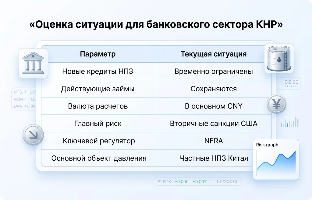 Санкции против китайских НПЗ ударили по банкам КНР 1 Оценка ситуации для банковского сектора кнр