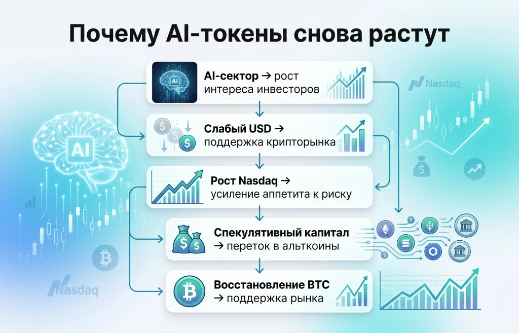 NEAR готовится к рывку: почему рынок ждет роста на 24%? 1 Почему ai токены снова растут май 2026
