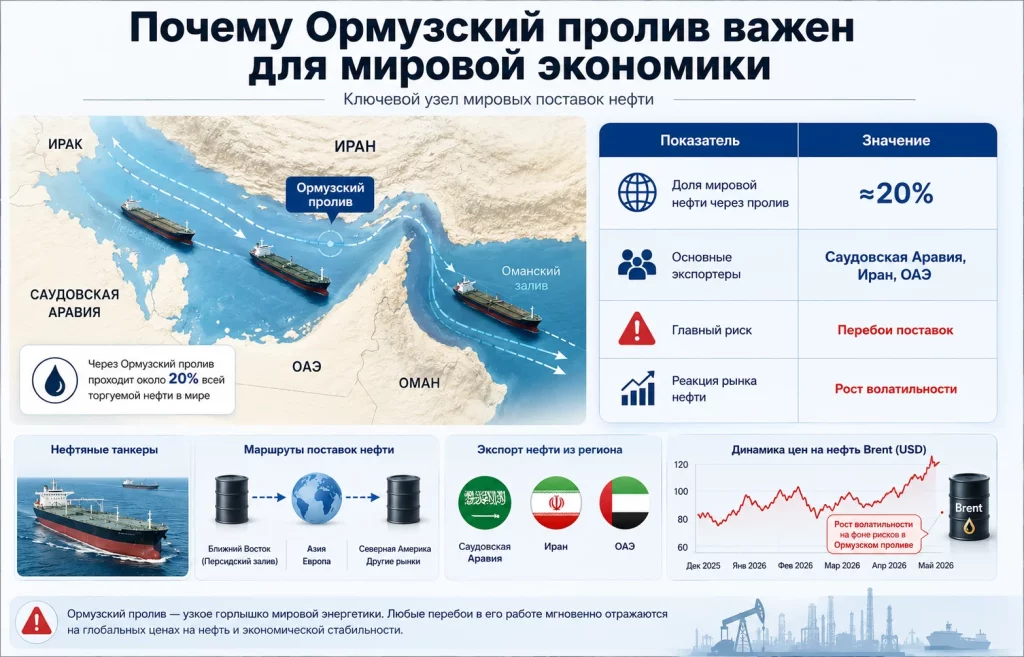 Золото падает из-за ударов США и роста нефти 3 Почему ормузский пролив важен для мировой экономики