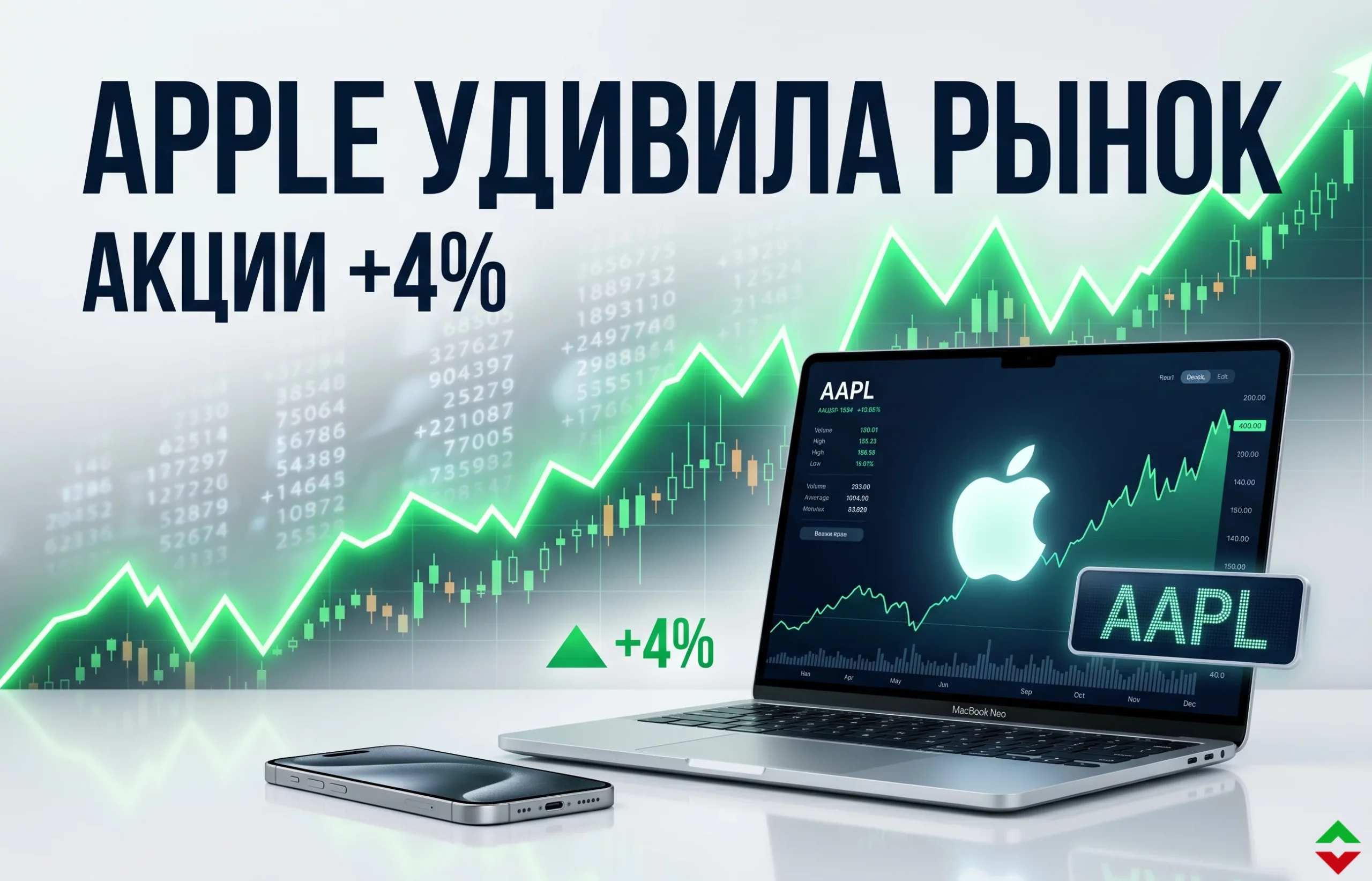Прогноз продаж Apple удивил рынок: акции моментально взлетели