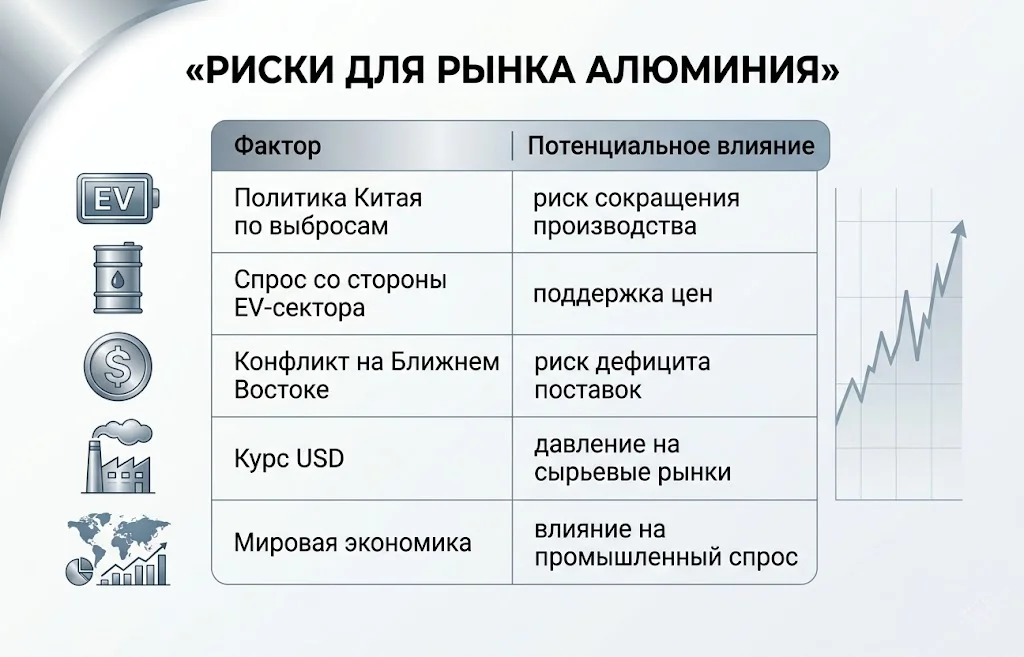 Цены на алюминий взлетели из-за дефицита поставок 3 Риски для рынка алюминия