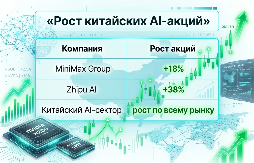 Дайджест фондового рынка за 13.05.2026: ИИ Китая, Индия и Deutsche Telekom 1 Рост ai акций китая