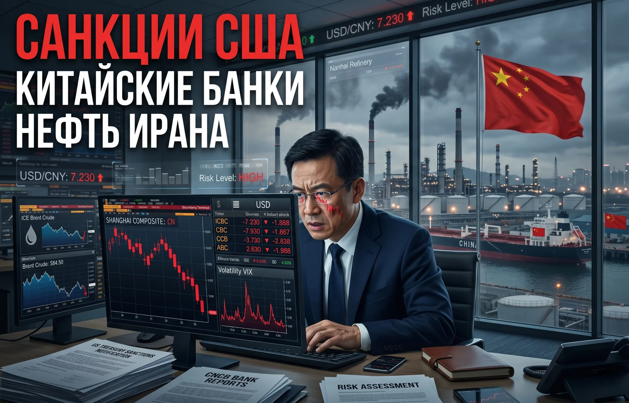 Санкции против китайских НПЗ ударили по банкам КНР