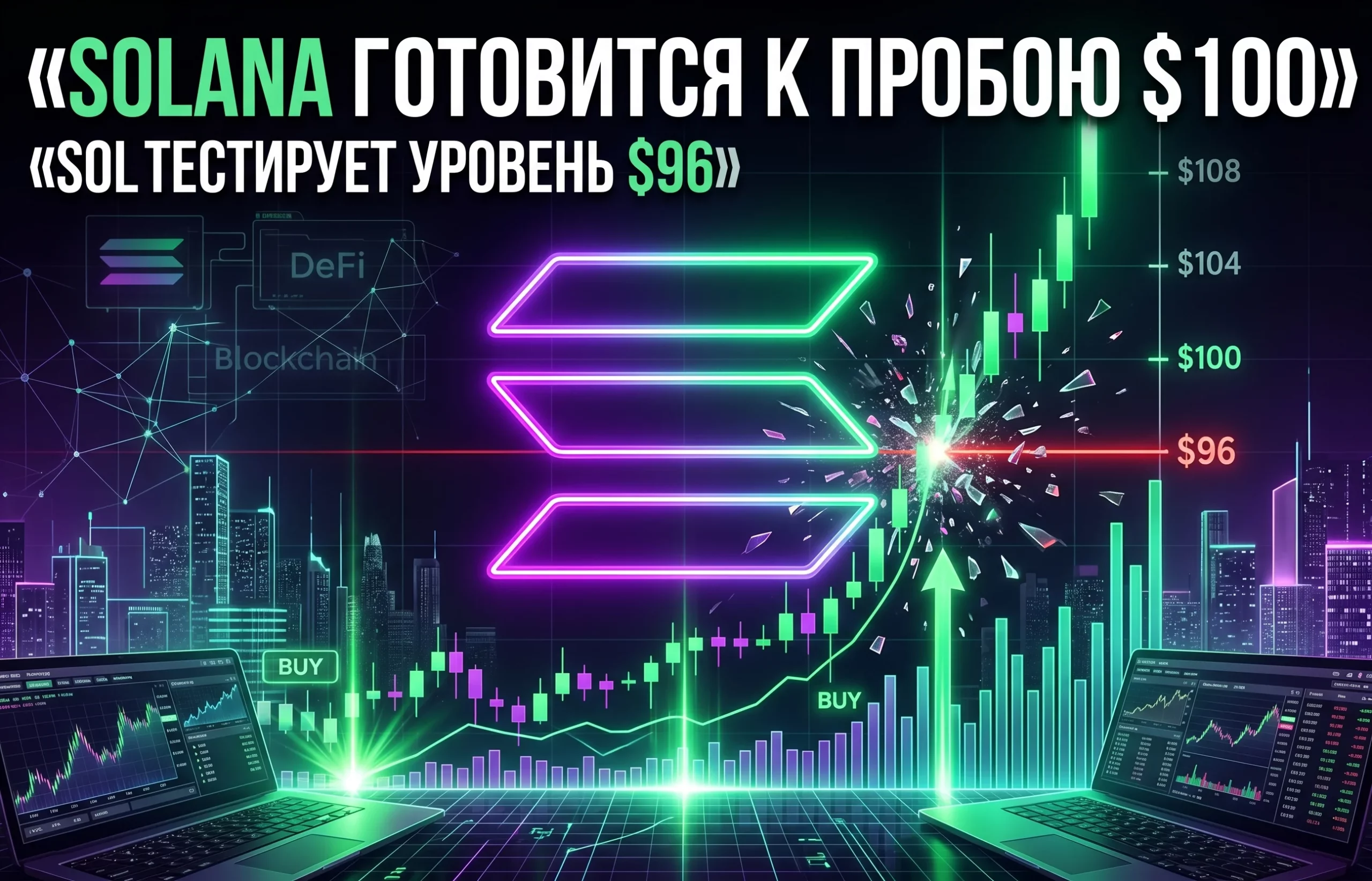 Solana готовится к рывку: почему трейдеры ждут >$100?