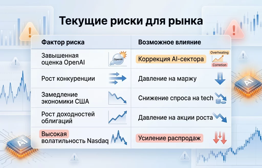 Акции SoftBank взлетели на слухах об IPO OpenAI 3 Текущие риски для рынка