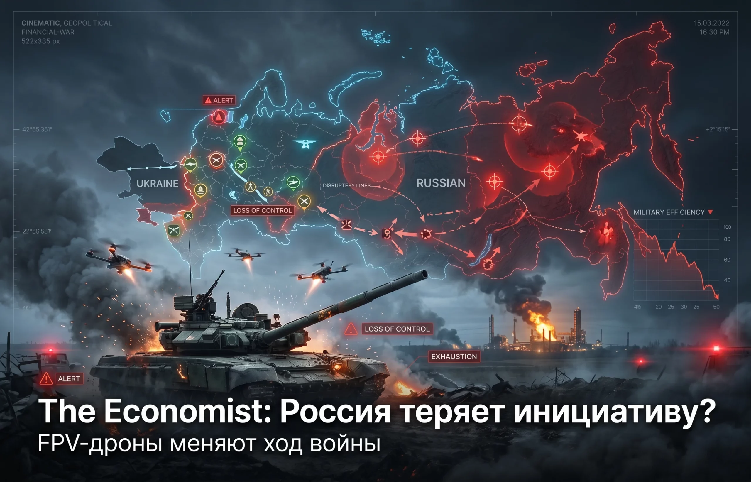 The Economist: Россия теряет инициативу, что происходит на фронте?
