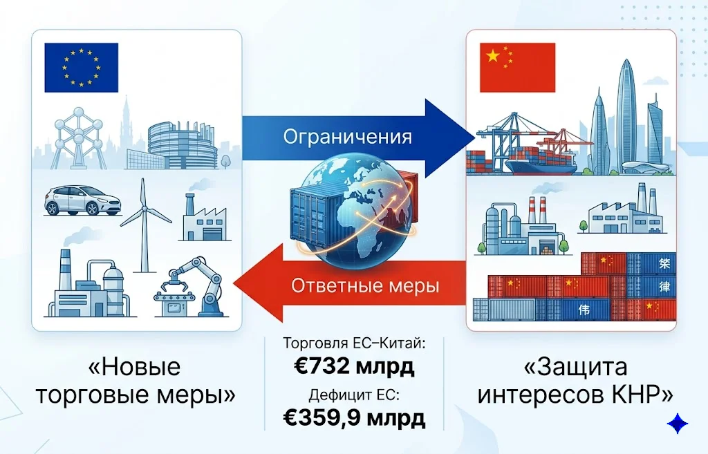 Торговые ограничения ЕС: чем ответит Китай на новые меры