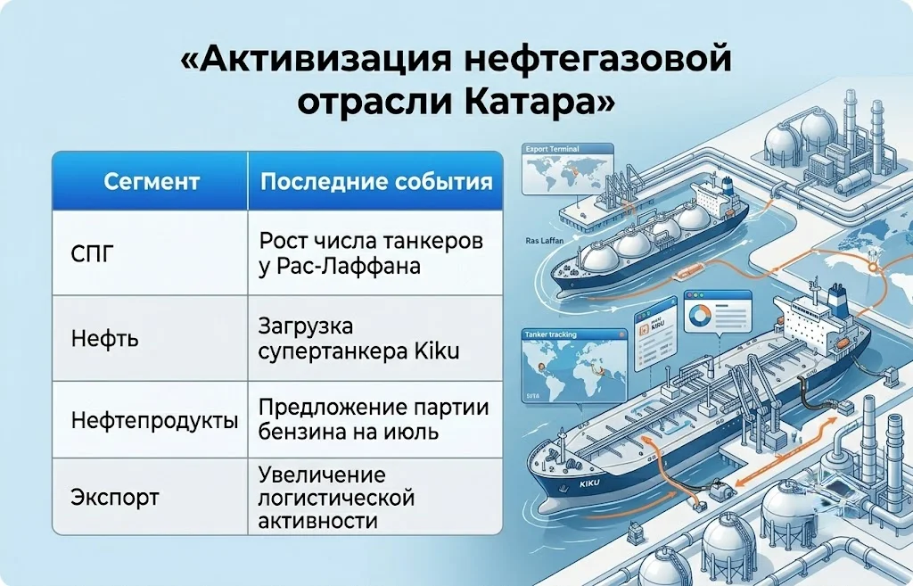 Активизация нефтегазовой отрасли катара