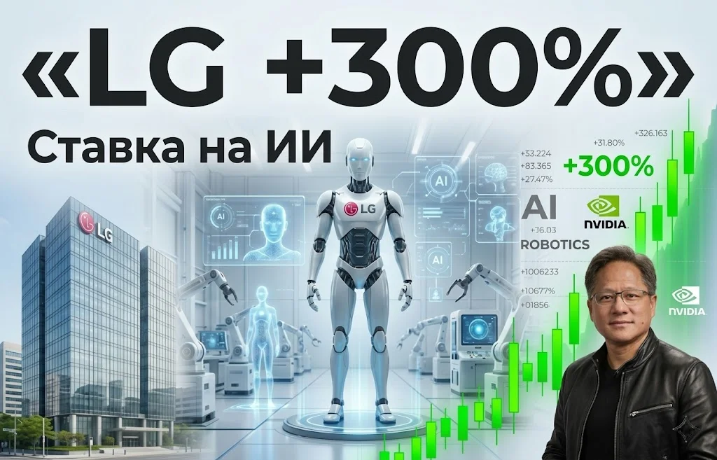 Акции LG Electronics взлетели на 300% с начала года благодаря ИИ