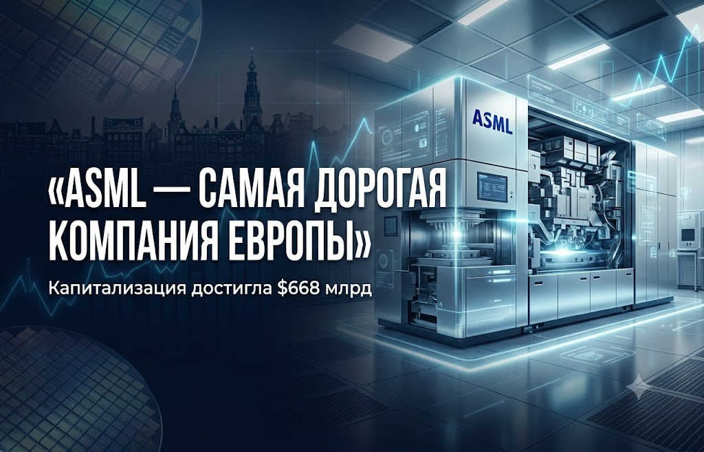 ASML стала самой дорогой компанией Европы