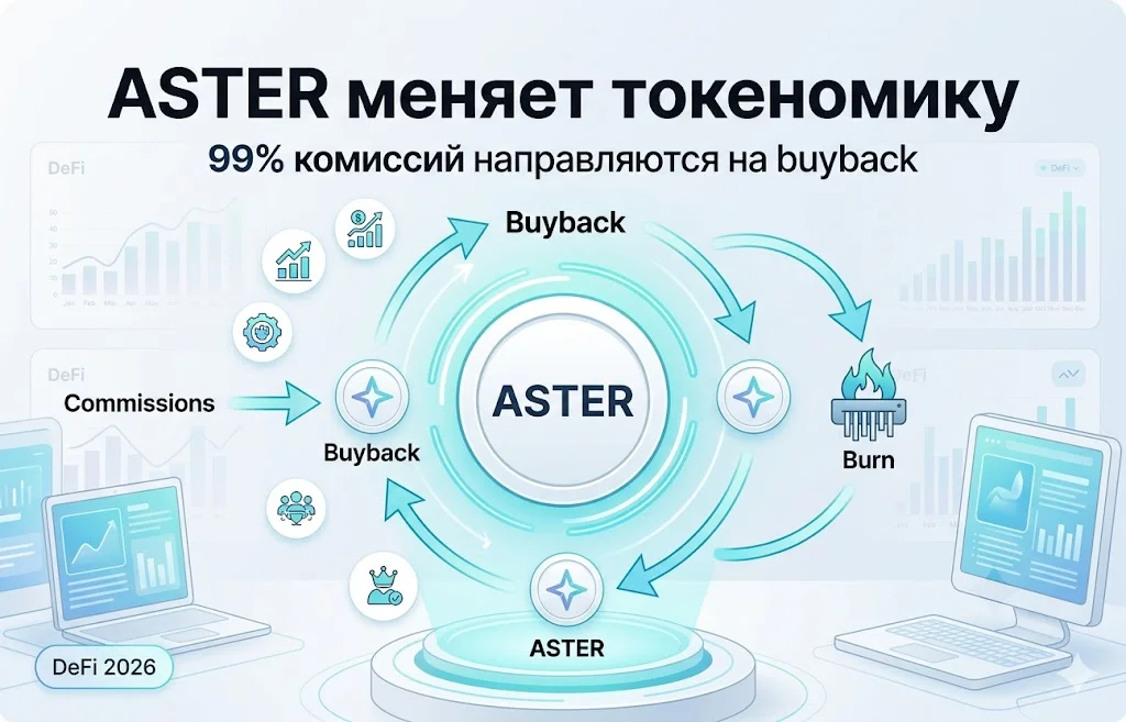 ASTER взлетел на 10%, но рынок быстро скорректировал цену