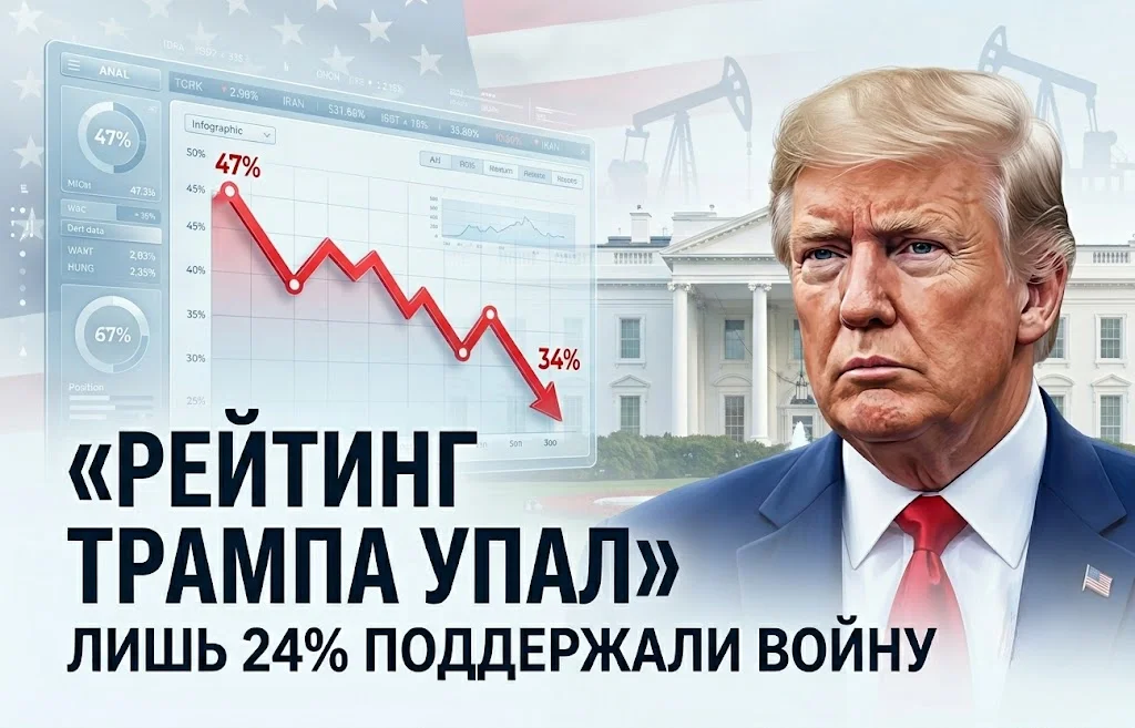 Война с Ираном ударила по рейтингу Трампа — опрос Reuters