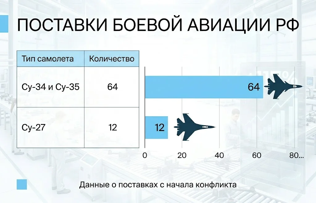 Производство дронов в России растет быстрее всей оборонки 2 Данные о поставках самолетов в рф с начала конфликта