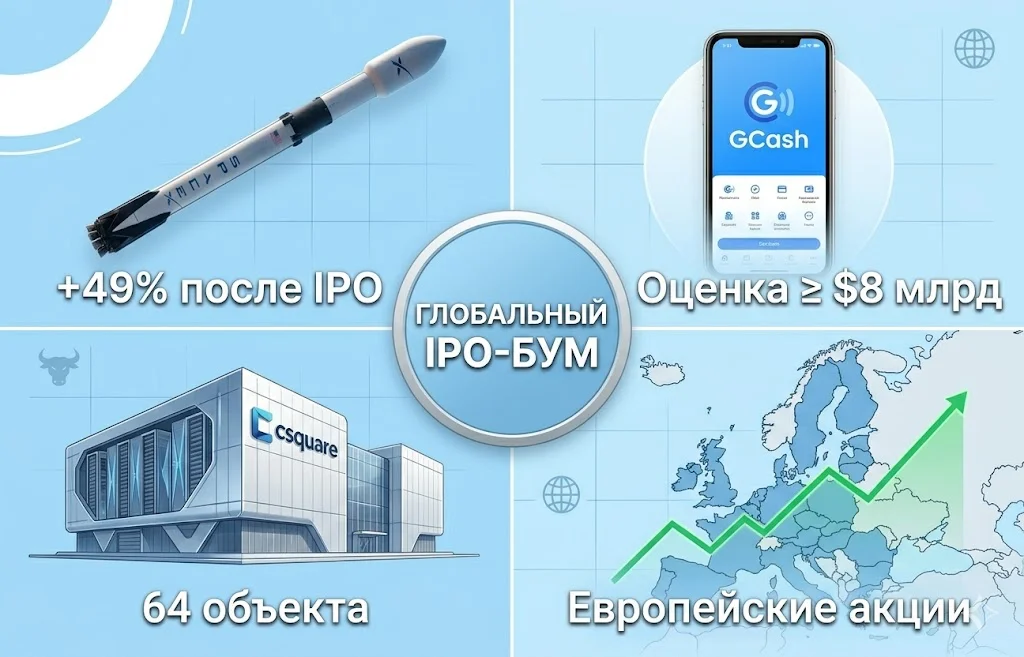 Дайджест фондового рынка за 17.06.2026: SpaceX, Азия, IPO 2026
