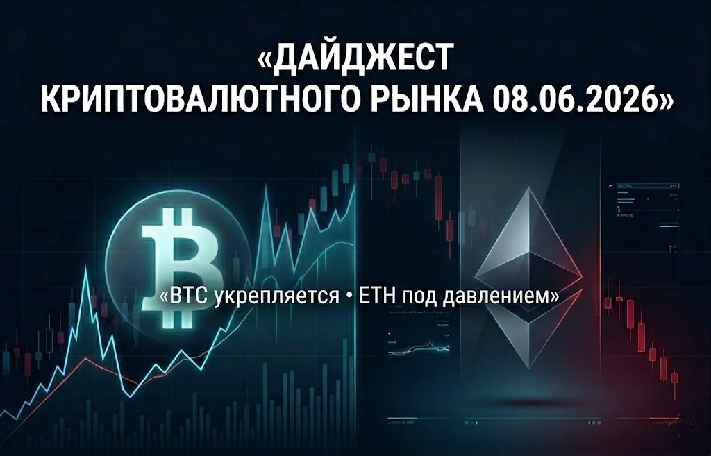 Дайджест криптоновостей за 08.06.2026: в фокусе BTC, ETH, Zcash, XRP