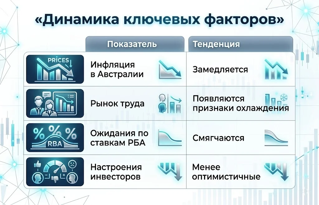 AUD/NZD под давлением: киви получил новый козырь 3 Динамика ключевых факторов