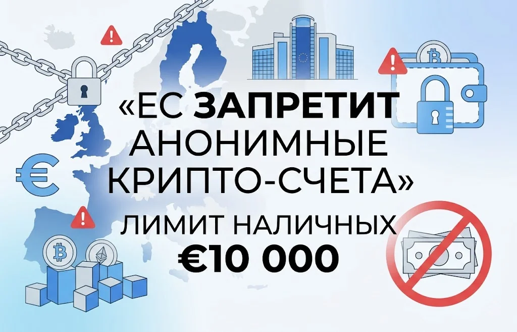 ЕС запрещает анонимные крипто-счета: что изменится в AML 2027?