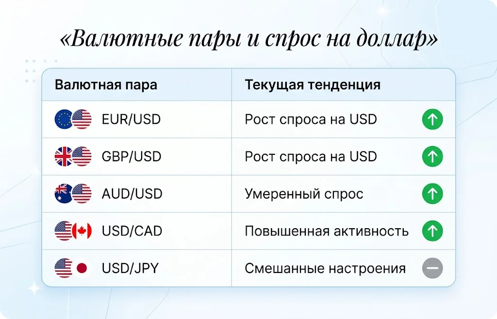 Доллар США набирает силу: трейдеры резко увеличили ставки 1 Где зафиксирован наибольший спрос на долларовые опционы