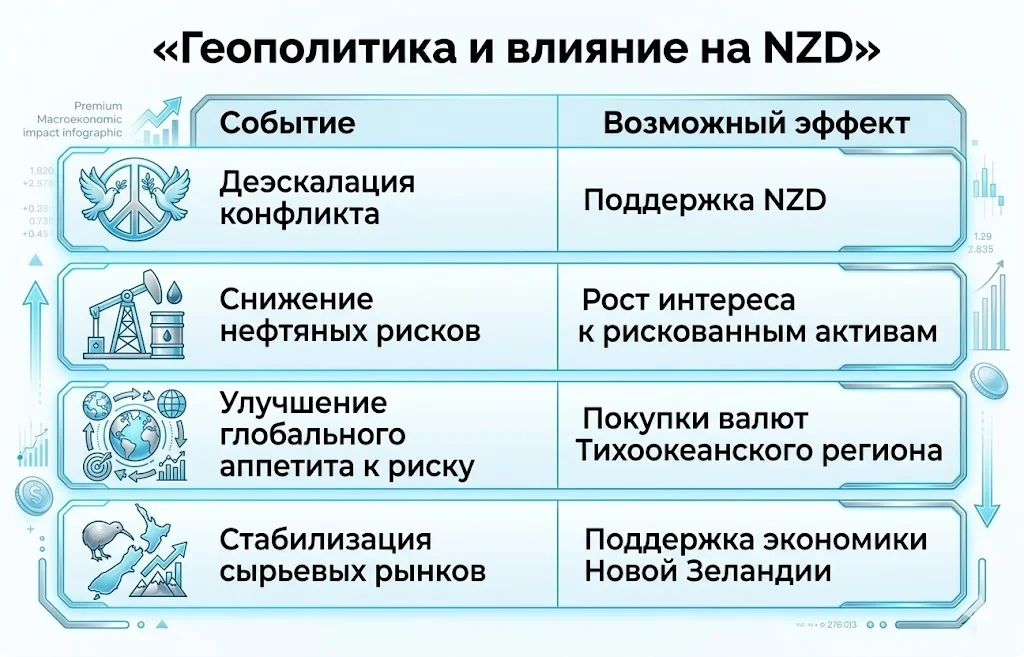 AUD/NZD под давлением: киви получил новый козырь 5 Геополитика и nzd