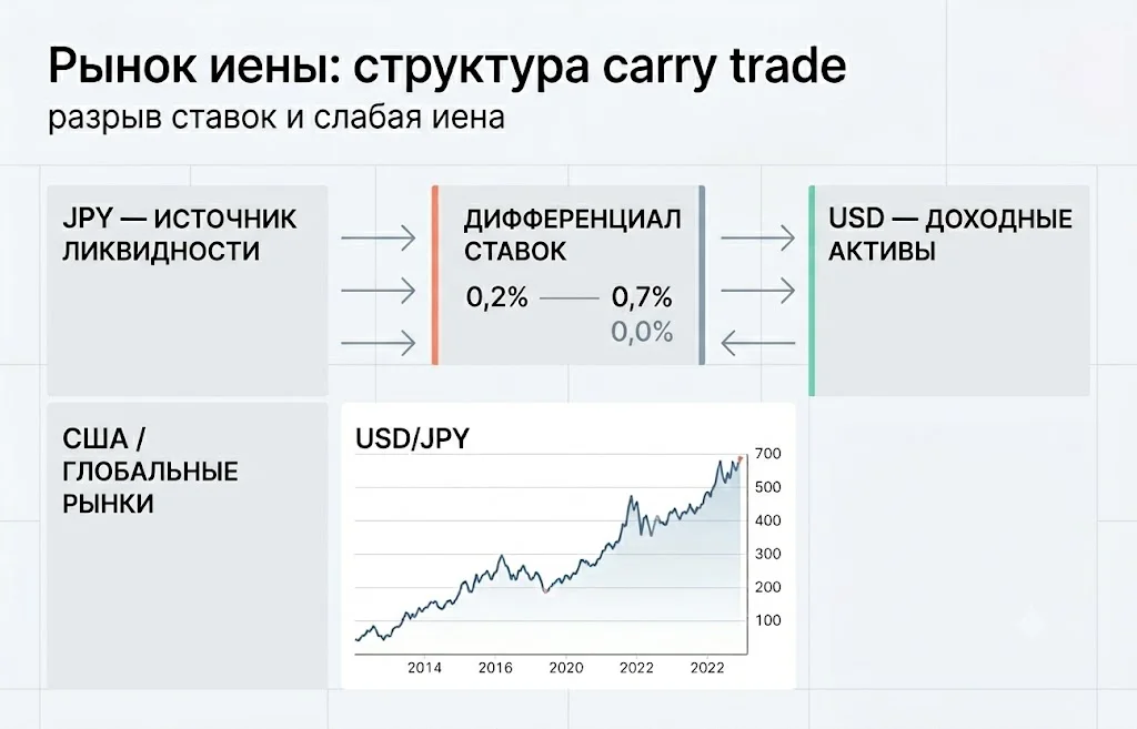 Иена прогноз: шорт-ставки достигли 9-летнего максимума на FX рынке