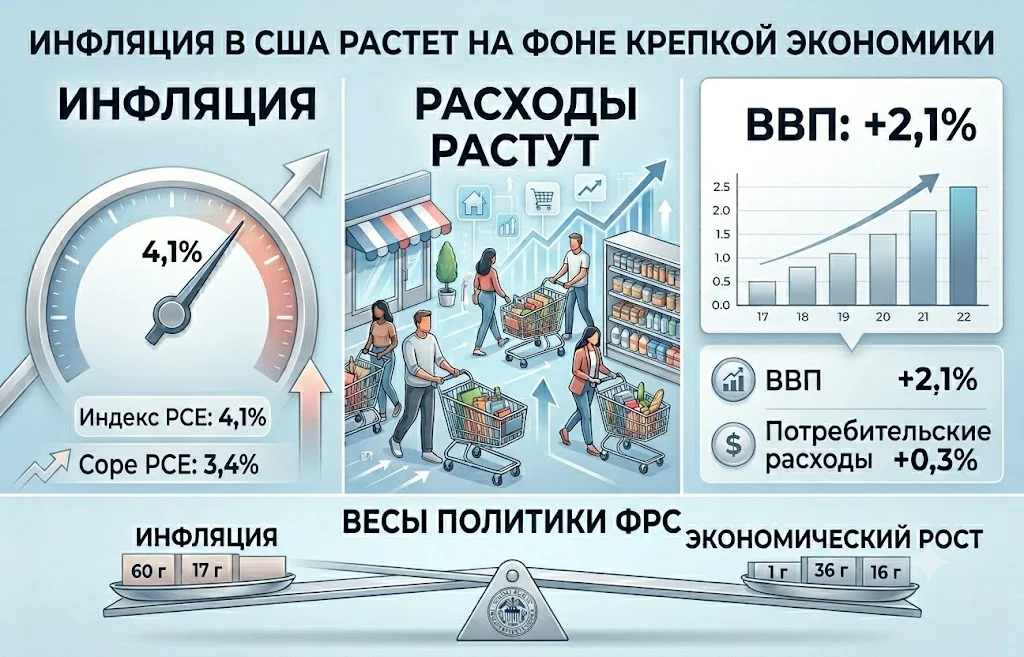 Инфляция в США взлетела до максимума за три года