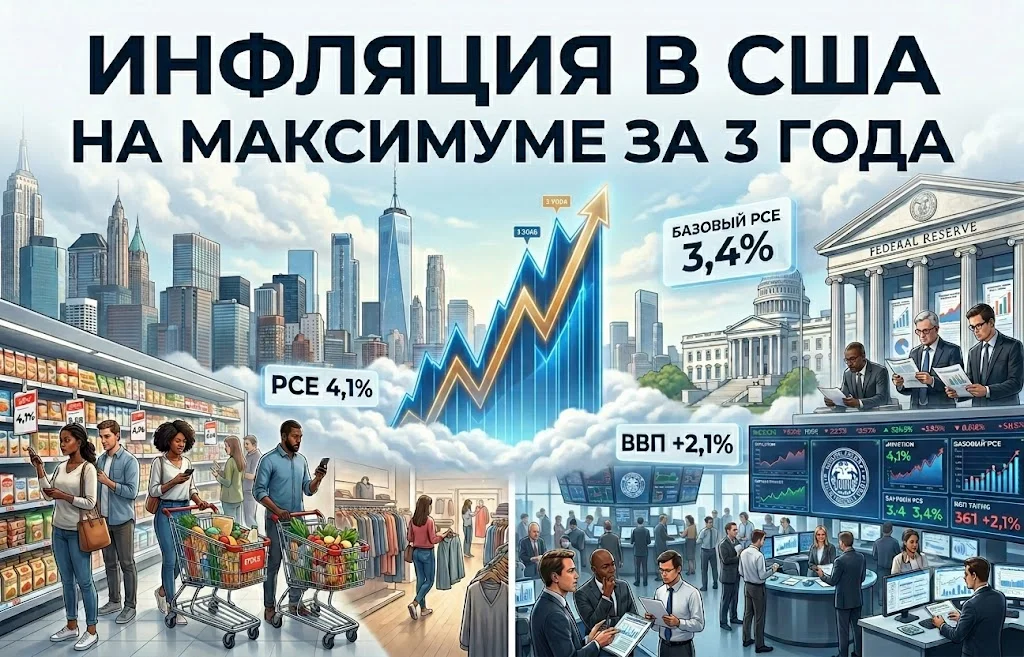 Инфляция в США взлетела до максимума за три года