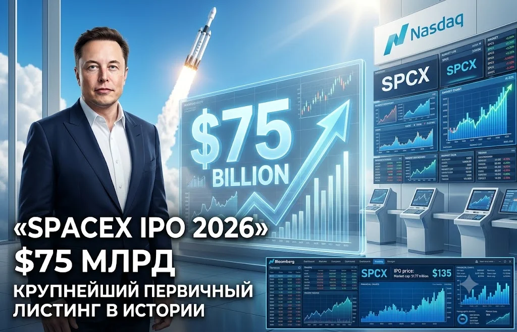 IPO SpaceX 2026: Илон Маск в шаге от статуса триллионера
