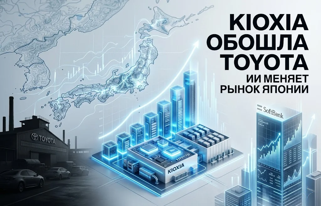 Kioxia обошла Toyota: как ИИ меняет корпоративную Японию