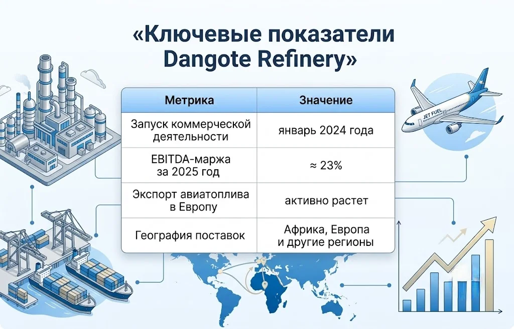 Ключевые показатели dangote refinery