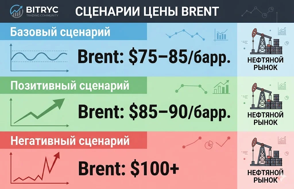 Ключевые сценарии для нефтяного рынка
