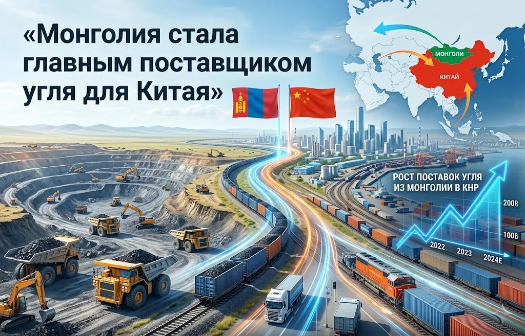 Коксующийся уголь Монголии стал главным ресурсом для Китая