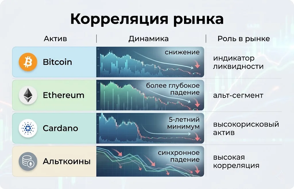 Корреляция рынка