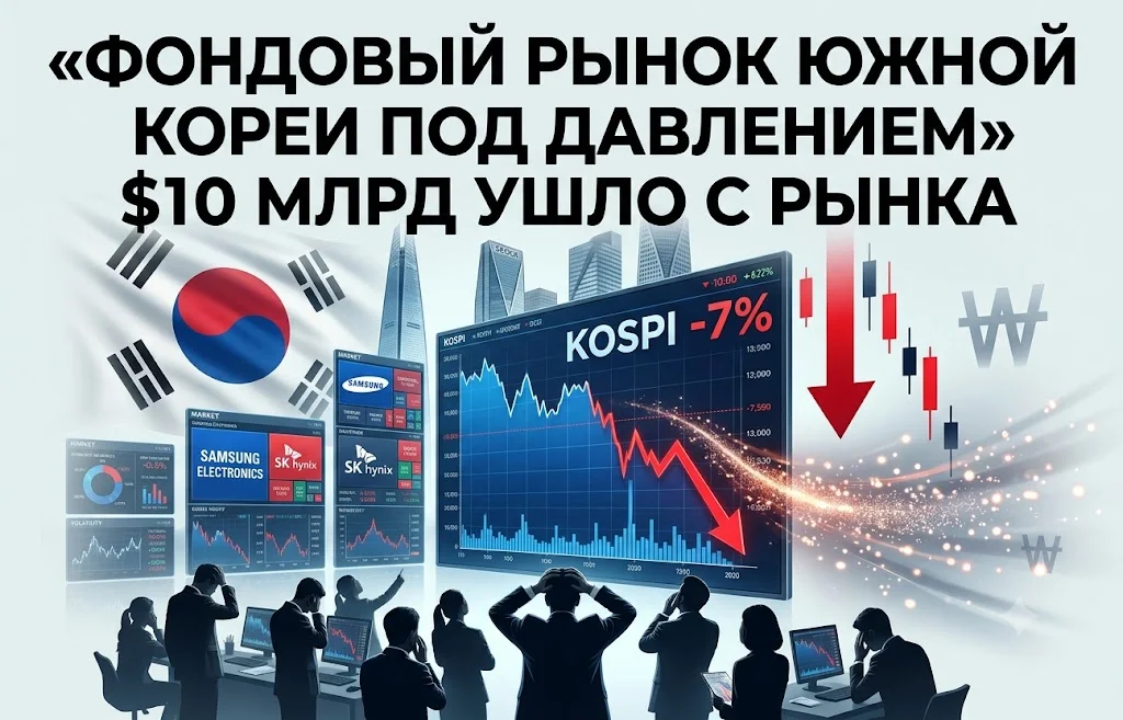 Kospi потерял 7%: почему инвесторы выводят миллиарды?