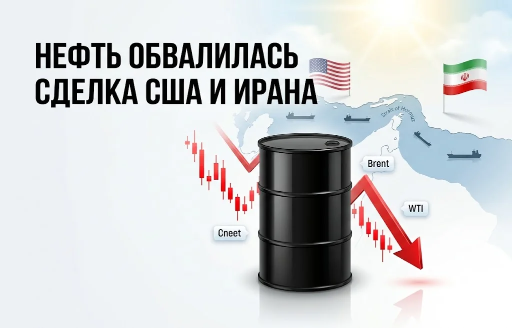 Котировки нефти обвалились: рынок отреагировал на сделку США и Ирана