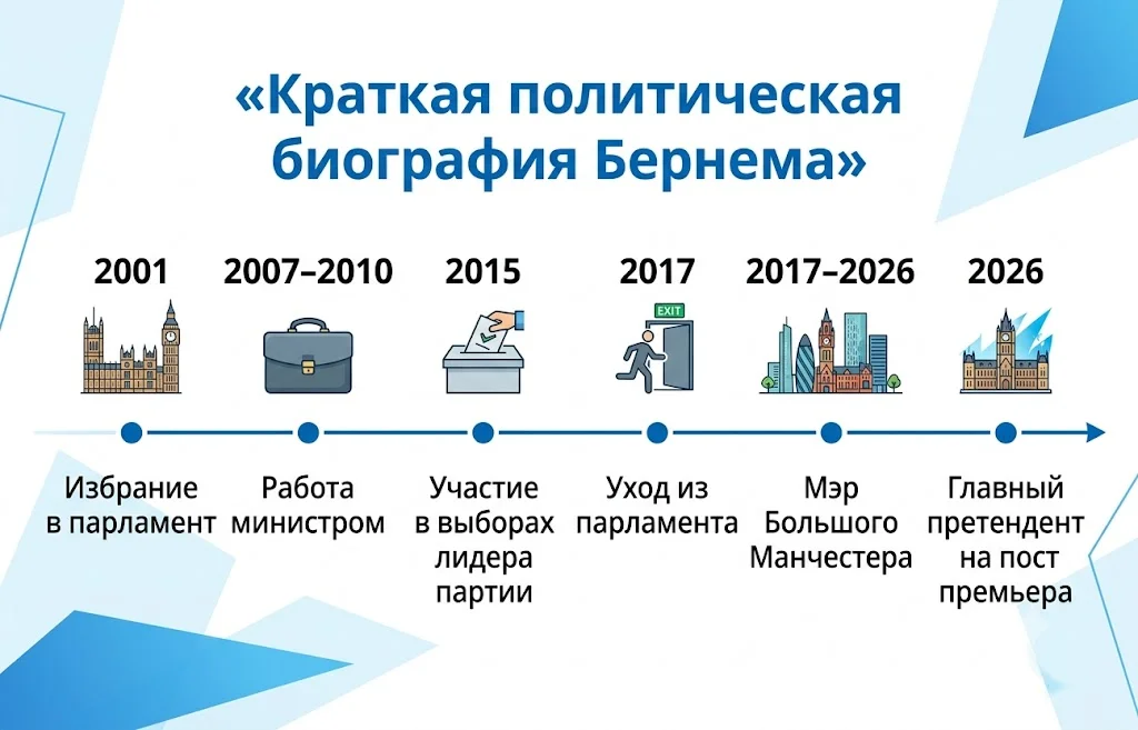 Краткая политическая биография бернема