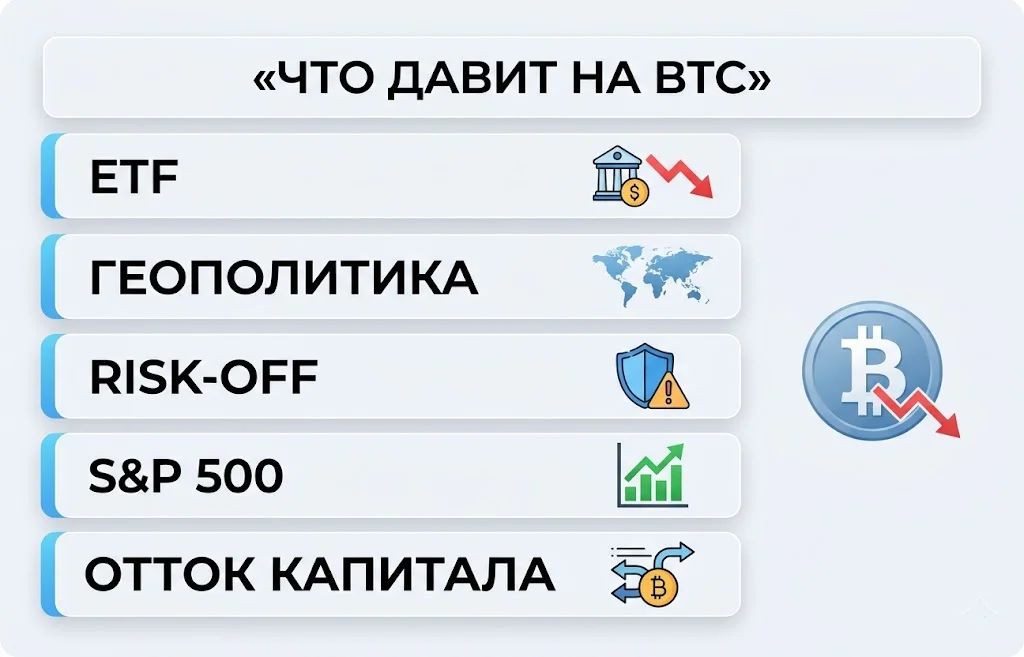 Почему BTC рискует продолжить медвежий тренд?