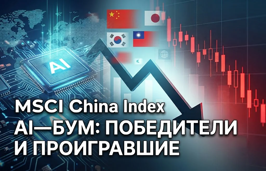 MSCI China Index теряет позиции на фоне AI-бума: худшее отставание с 2001 года