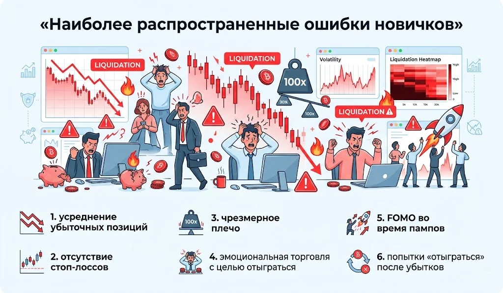 Наиболее распространённые ошибки новичков