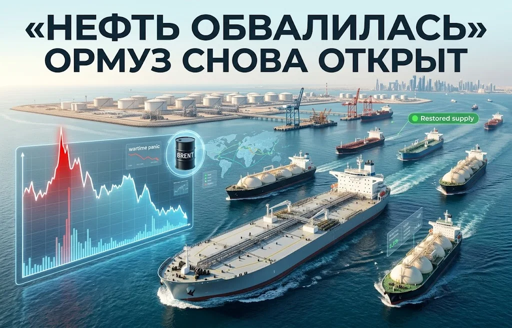 Нефть Brent растеряла весь военный рост после сделки США и Ирана