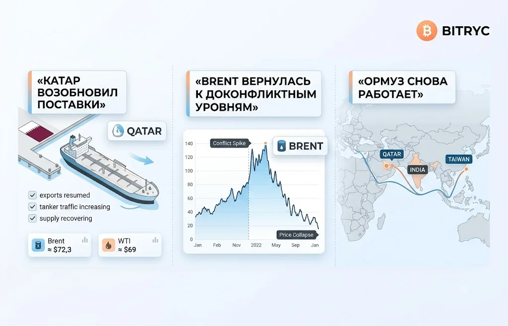 Нефть Brent растеряла весь военный рост после сделки США и Ирана