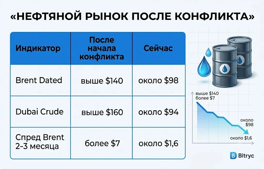 Нефтяной рынок после конфликта