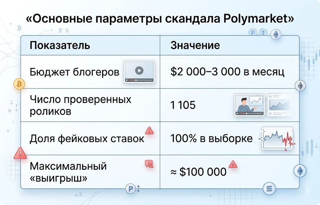Дайджест криптоновостей за 22.06.2026: скандалы, взломы и рост институционалов 1 Основные параметры скандала polymarket