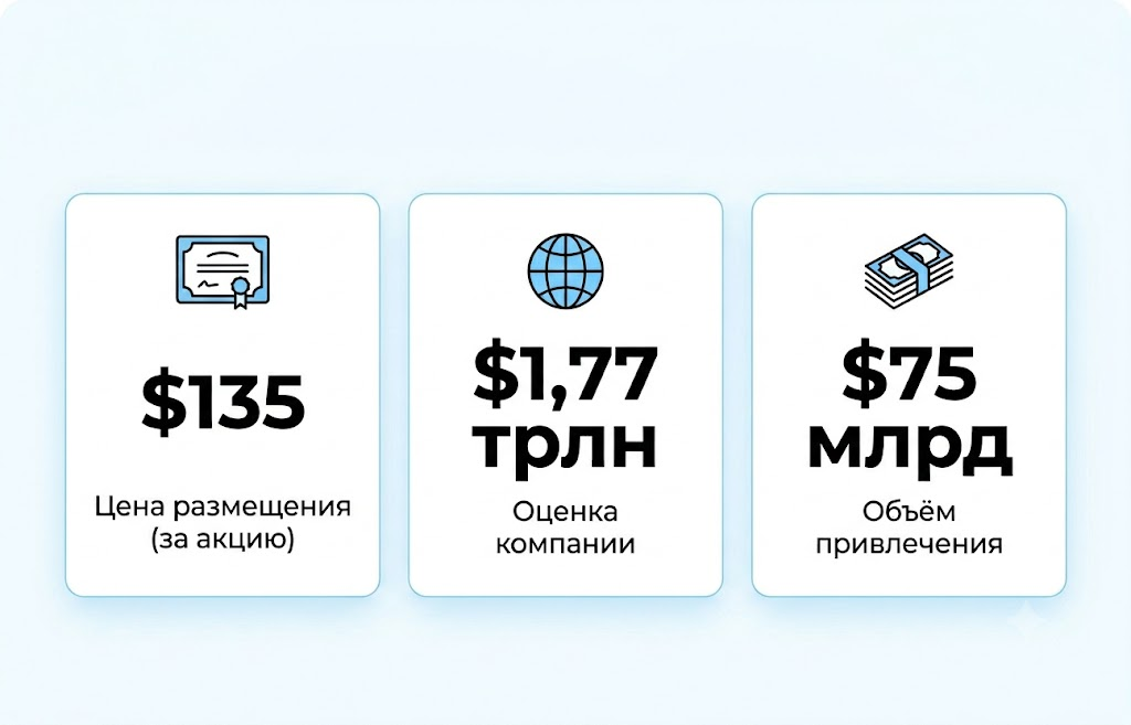Параметры ipo spacex