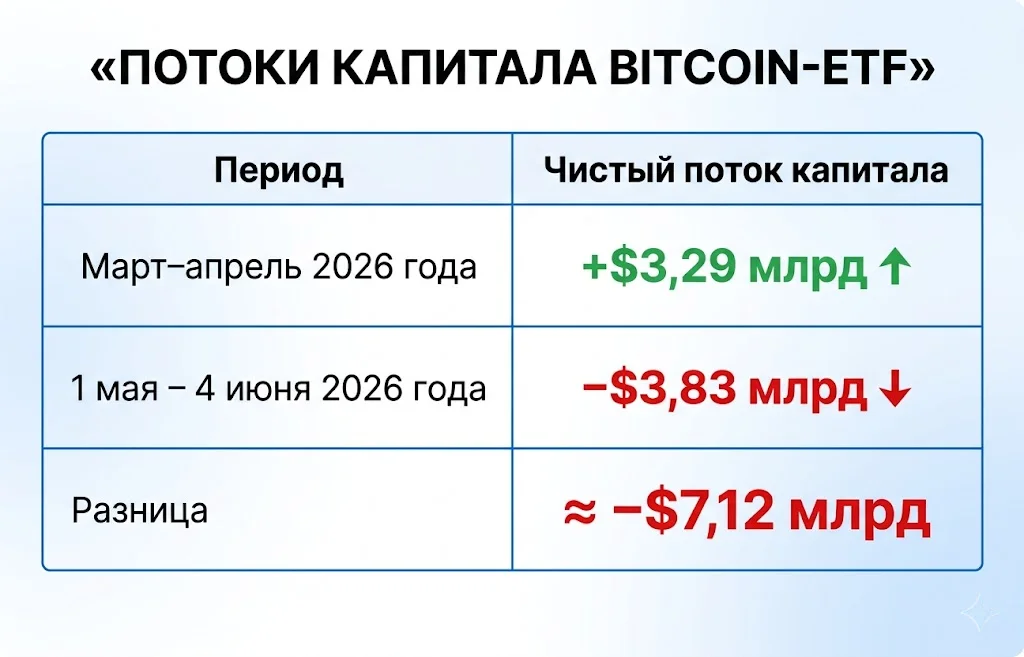 Потоки капитала bitcoin etf