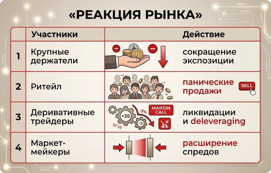 Реакция рынка