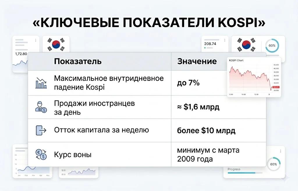 Рыночная динамика kospi