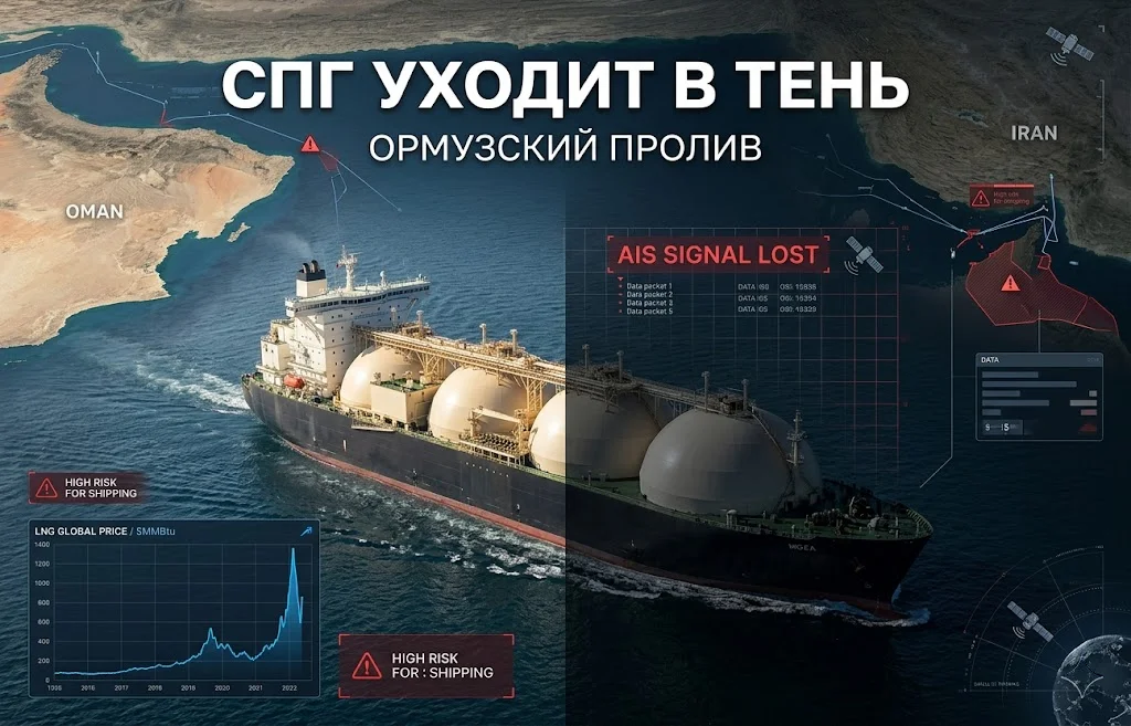 Рынок СПГ уходит в «тень»: Ормузский пролив меняет правила игры