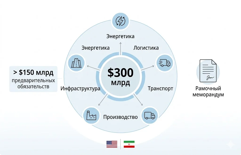 Сделка США и Ирана предусматривает фонд на $300 млрд