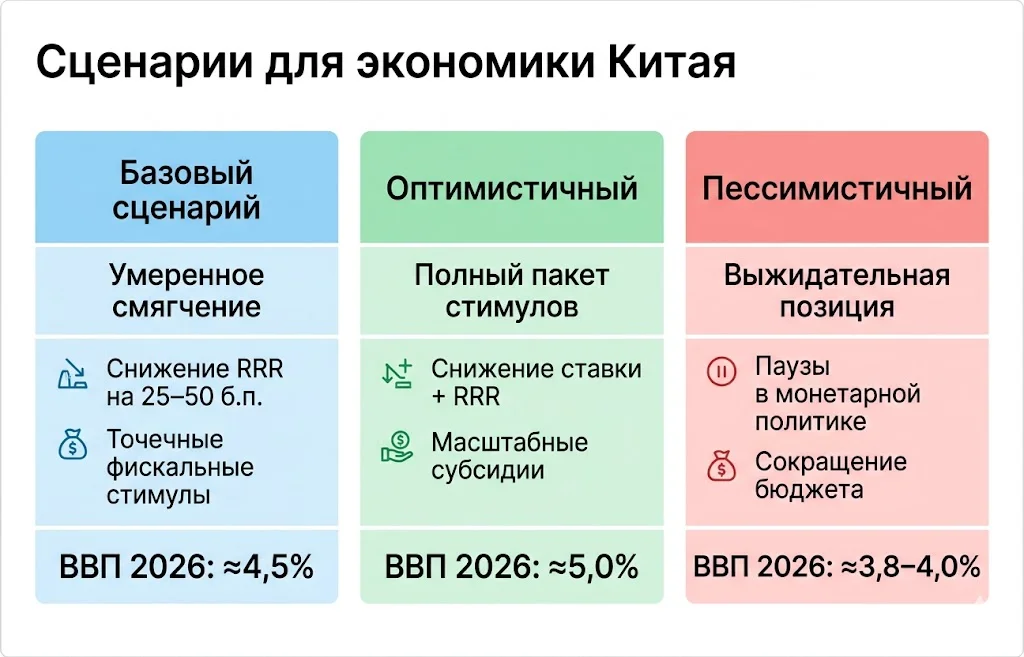 Экономика Китая: первый обвал потребления с эпохи COVID 4 Сценарии для экономики китая